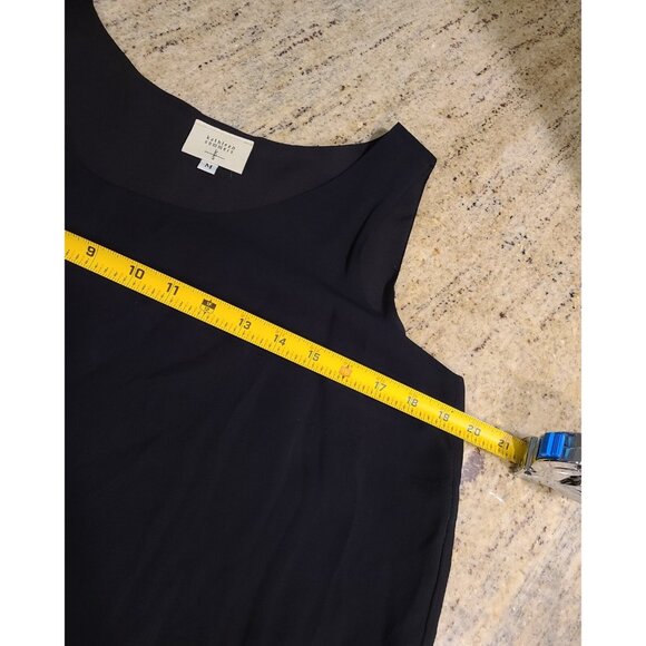 Vtg Kathleen Sommers Rayon Sleeveless Round Neck Tank Top Sz M Layered USA - Picture 3 of 12